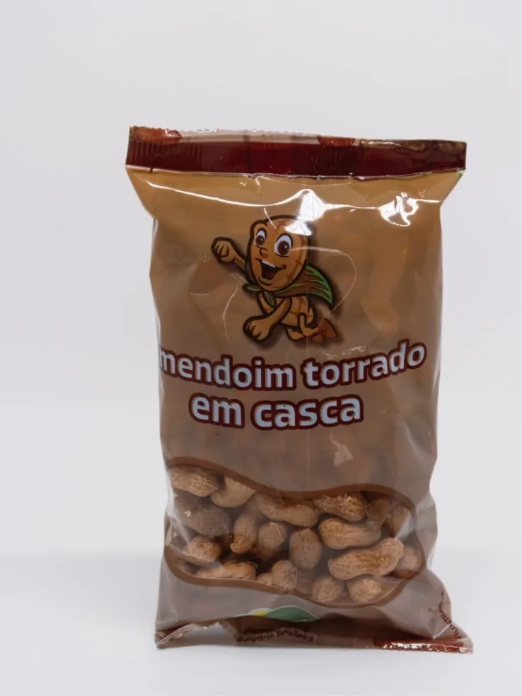 Amendoim torrado em casca