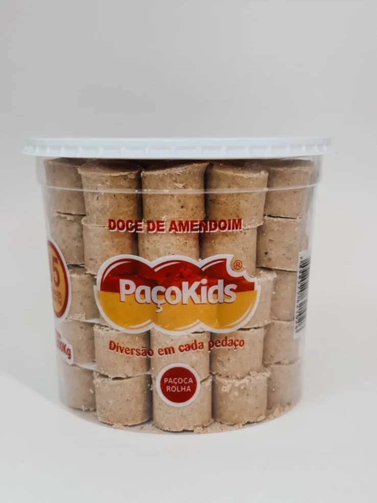 Pote de paçoca PaçoKids